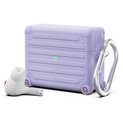 シリコン製キャリーケース for AirPods Pro（Pro 2/第1世代） ラベンダー MA27418APP