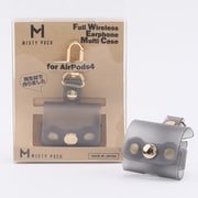 AirPods 4専用 ケース スモーク WEap4-SM