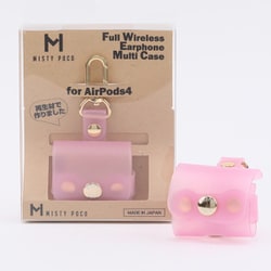AirPods 4専用 ケース ピンク WEap4-PI