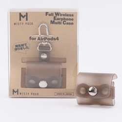 AirPods 4専用 ケース ブラウン WEap4-BR