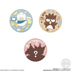 サンリオ　刺繍缶バッジ3 全15種類　コンプリートセット サンリオキャラクターズ 刺繍缶バッジビスケット3｜発売日：2025