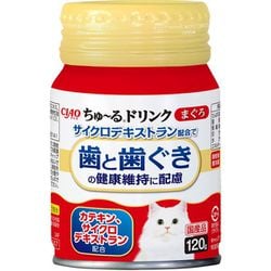 CIAO ちゅーるドリンク 歯と歯ぐきの健康維持に配慮 まぐろ 120g [猫用 おやつ スープタイプ 120g]