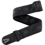 パッドロックシステム付ギターストラップ Monterey Black 50TB01-RL