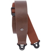 Auto Lockギターストラップ Comfort Leather Brown 25BAL02