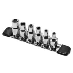 1/4DR E型ヘックスローブソケットセット （6個組）