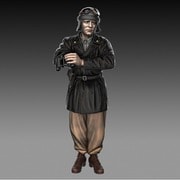 RM980 1/72 WWII イタリア M13/40中戦車戦車兵 [組立式プラスチックモデル]