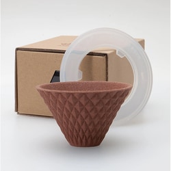 ワンドリップ セラミックコーヒーフィルター Choco brown 茶 日本製 波佐見焼 ek-00008 C-EO2 BR