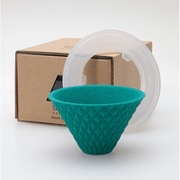 ek-00011 C-EO2 BG [ワンドリップ セラミックコーヒーフィルター Peacock green 青緑 日本製 波佐見焼]
