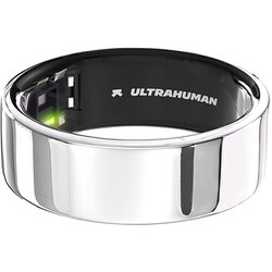スマートリング Ultrahuman Ring Air（ウルトラヒューマンリング エア） 7号 チタン 充電式 防水100m ウエアラブルリング 睡眠分析 心拍 Air Silver UHRA-AS-07