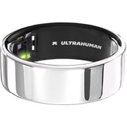 スマートリング Ultrahuman Ring Air（ウルトラヒューマンリング エア） 7号 チタン 充電式 防水100m ウエアラブルリング 睡眠分析 心拍 Air Silver UHRA-AS-07