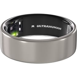 スマートリング Ultrahuman Ring Air（ウルトラヒューマンリング エア） 14号 チタン 充電式 防水100m ウエアラブルリング 睡眠分析 心拍 Raw Titanium UHRA-RT-14
