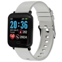 スマートウォッチ APP（多国語対応） グレー TS-SMW002-GR
