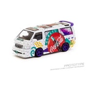 T64-078-CC 1/64 Toyota Hiace Wagon Custom Coca-Cola Delivery Van [ダイキャストミニカー]