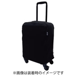 TLG013-BK [TEジッパースーツケースカバー Sサイズ ブラック 空港 傷防止 保護 目印 機内持ち込み対応サイズ]