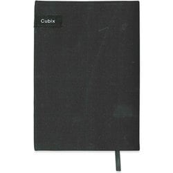 CUBIX ブックカバー ハンプ 文庫サイズ ブラック 114038-15