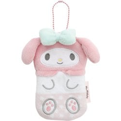 限定 サンリオキャラクターズ ぬいぐるみミニポーチ 夜ののんびりタイム マイメロディ 001739-53
