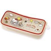 限定 サンリオキャラクターズ ペンケース ラウンドジップクリアN ハローキティ 001740-53