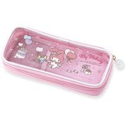 限定 サンリオキャラクターズ ペンケース ラウンドジップクリアN マイメロディ 001740-54