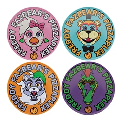 Five Nights at Freddy's Pizzaplex コースター 4枚入