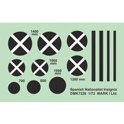 MKMDMK7226 1/72 スペイン・ナショナリスト軍マーク [プラモデル用品]