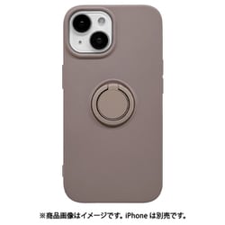 8399IP361TPRTA [iPhone 15/14/13用 ソフトケース TPU リング付き 落下防止 スタンド トープ]