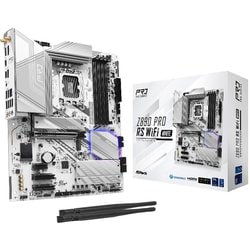 Z890チップセット搭載 ATX マザーボード Z890 Pro RS WiFi White