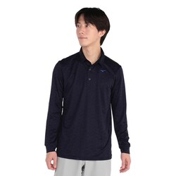 E2JAB57014 [ゴルフ メンズ オリジナルジャガードシャツ ネイビー 2XL サイズ]