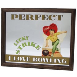 パブミラー I LOVE BOWLING DE012133