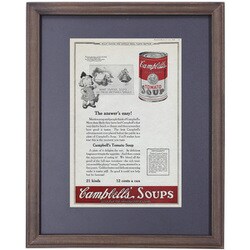 ビンテージ フレーム ポスター O/TOMATO SOUP IN011211