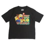 22863247 ミニオンズ Tシャツ DM4 ハチャメチャ BLACK KIDS 120cm