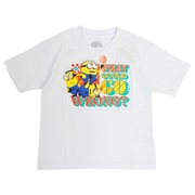 22863247 ミニオンズ Tシャツ DM4 ハチャメチャ WHITE KIDS 130cm