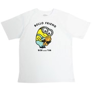 22863248 ミニオンズ Tシャツ BELLO FRIEND WHITE Sサイズ