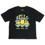 22863249 ミニオンズ Tシャツ BELLO BLACK KIDS 130cm