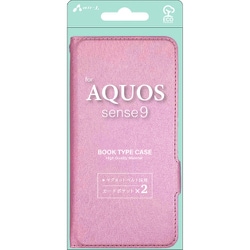 AC-AQS9 SHY PK [AQUOS sense9 手帳型ケース BOOK TYPE CASE]