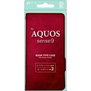 AC-AQS9 PB RD [AQUOS sense9 手帳型ケース BOOK TYPE CASE]
