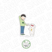 「おそ松さん」×「貼りまわれ!こいぬ」 アクリルフィギュア チョロ松×マル・チーズの店長