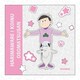 「おそ松さん」×「貼りまわれ！こいぬ」 マイクロファイバー トド松×犬始さら敏