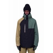 GORE-TEX CORE SHELL JACKET M2W107 CYPRESS SAGE COLORBLOCK Mサイズ [スノージャケット メンズ]