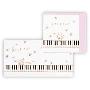 ミニ多目的カード ピアノ弾くネコ2 EBP-842-789