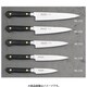 EUカーボン鋼製（ハガネ） 特殊鍛造品 業務用高級家庭用料理包丁 ペティナイフ細身 12cm NO.130