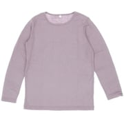 ひまわりオイル加工 クルーネック 長袖 Mサイズ ピンク GCS0484