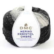 DMC8153 1000 [OMBRE オンブレ 毛糸 極太 ＃1000 白・黒系 285m]