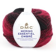 DMC8153 1001 [OMBRE オンブレ 毛糸 極太 ＃1001 赤・黒系 285m]