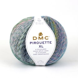 DMC8154 1102 [PIROUETTE XL ピルエット 毛糸 極太 ＃1102 黄色寒色系 300m]