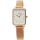 QUADRO LUMINE PRESSED MELROSE Rose Gold 20X26mm White 正規品 2年保証 DW00100527