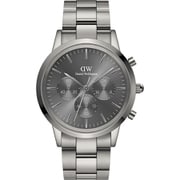 ICONIC CHRONOGRAPH LINK GRAPHITE GM 42mm 正規品 2年保証 DW00100643