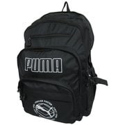 J20336 [PUMA プリントロゴ 2層リュック クロ/シロ]