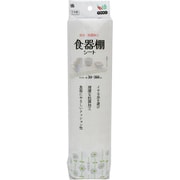 防虫食器棚シート 白い花