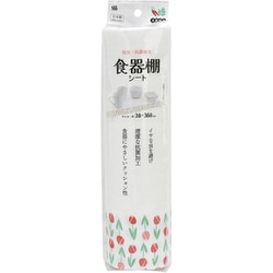 防虫食器棚シート 赤い花