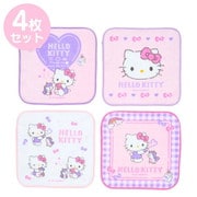 サンリオキャラクターズ プチタオル 4枚セット ハローキティ